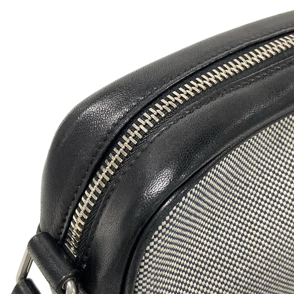 Saint Laurent PARIS Camera Bag Camp Small Shoulder Bag 647179 White Black - Picture 13 of 15